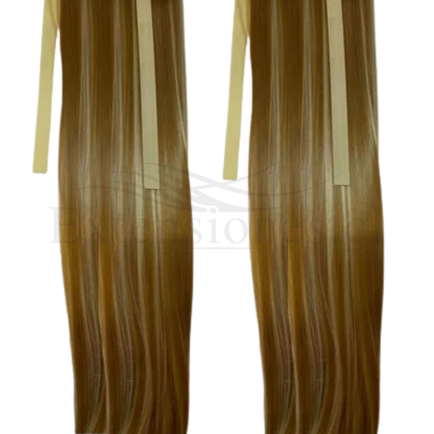 Extensiones de Cabello Tipo Cola con Cinta (Sintético Kanekalon) - Liso