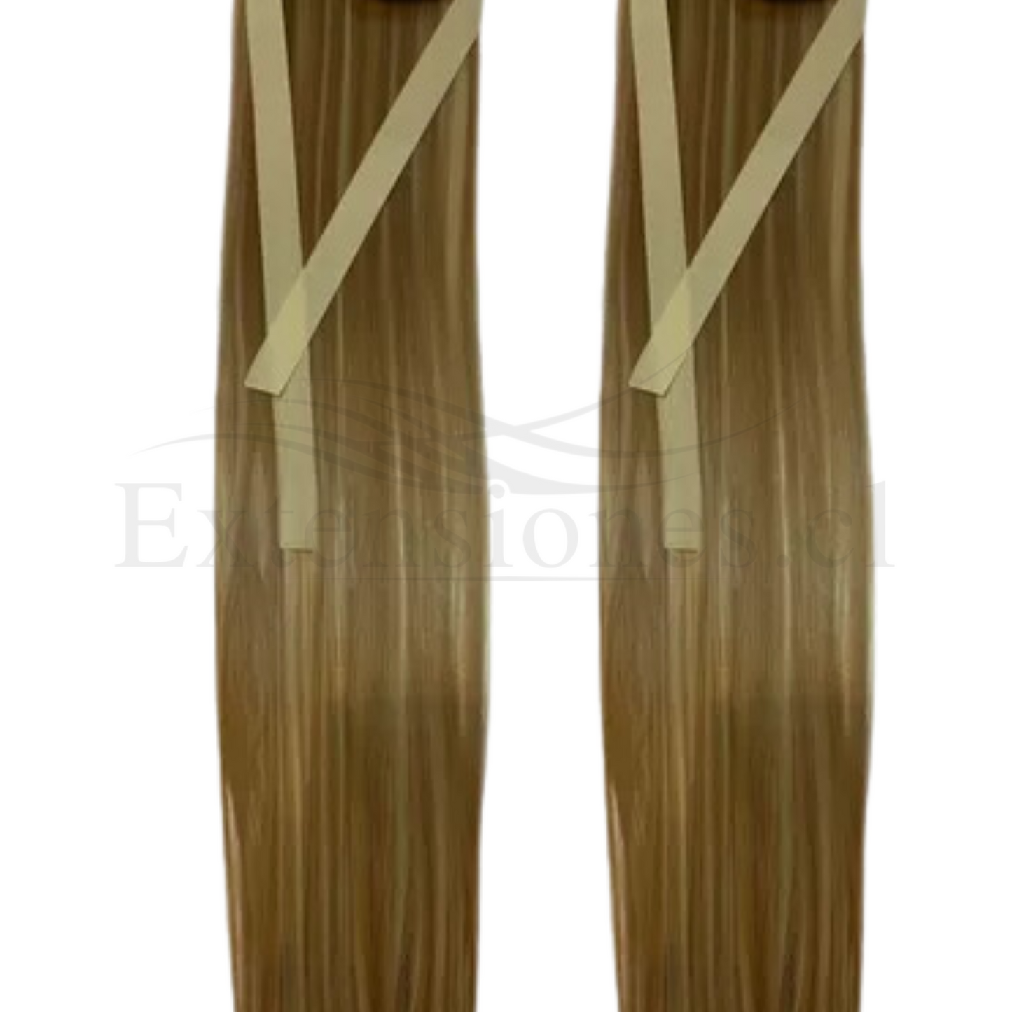 Extensiones de Cabello Tipo Cola con Cinta (Sintético Kanekalon) - Liso