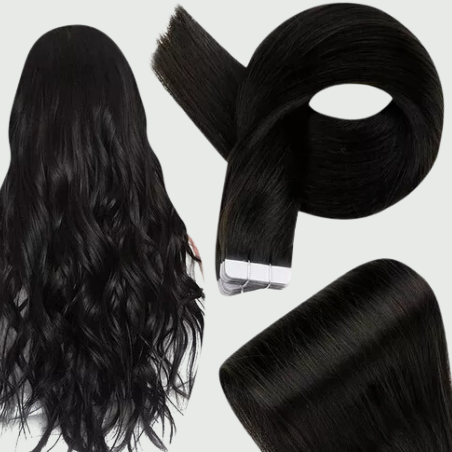 Extensión de Cabello Adhesivas (Natural)