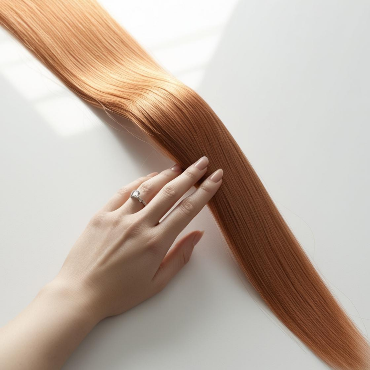 Extensiones de Cabello Tipo Cola con Cinta (Sintético Kanekalon) - Liso