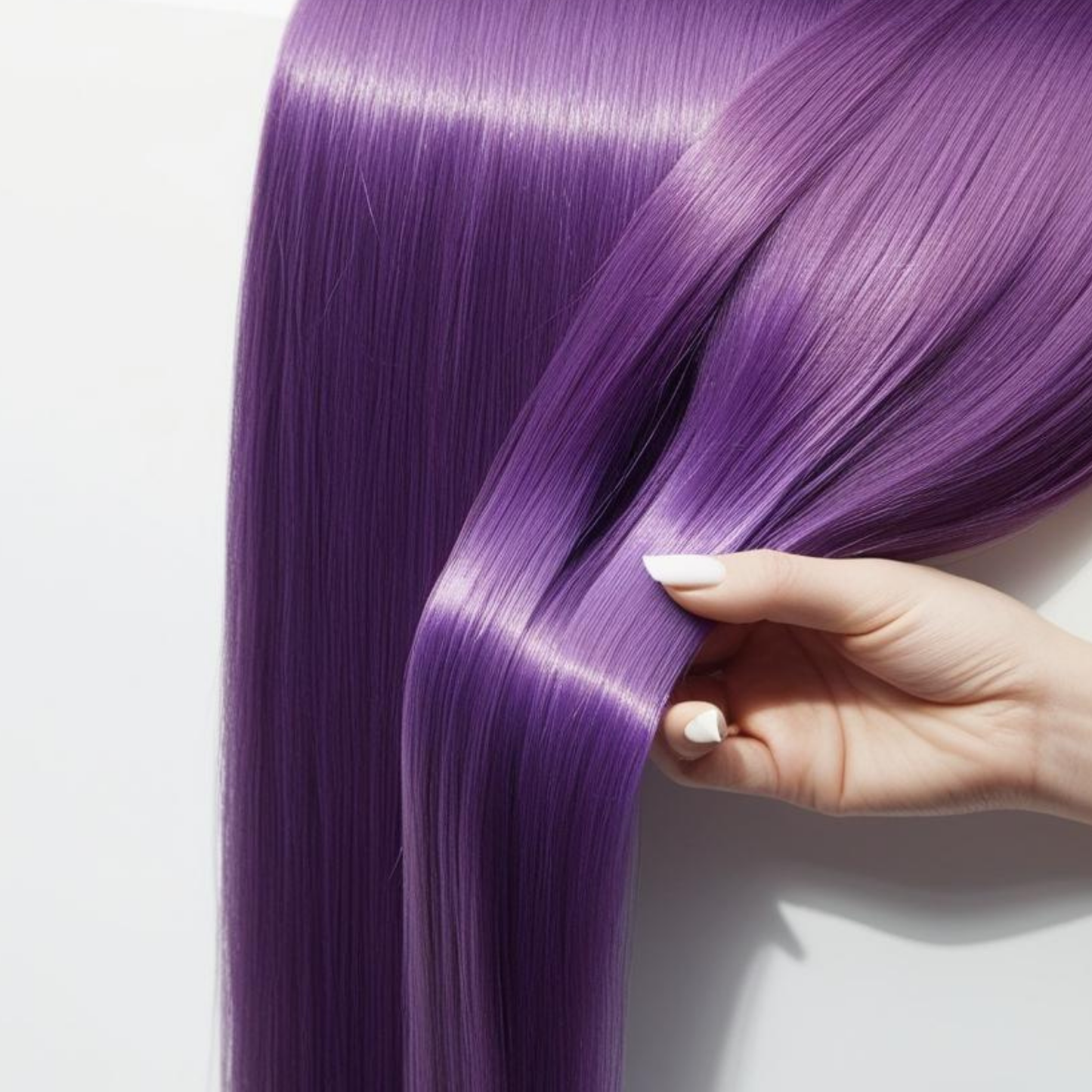 Extensiones de Cabello Tipo Cola con Cinta (Sintético Kanekalon) - Liso