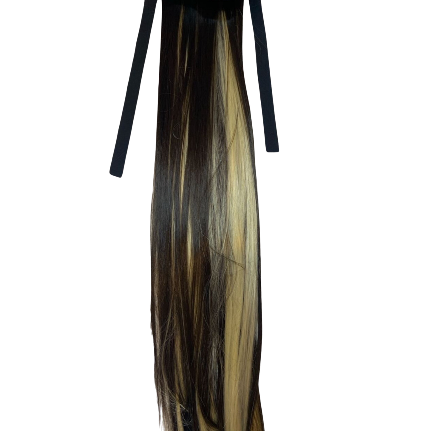 Extensiones de Cabello Tipo Cola con Cinta (Sintético Kanekalon) - Liso