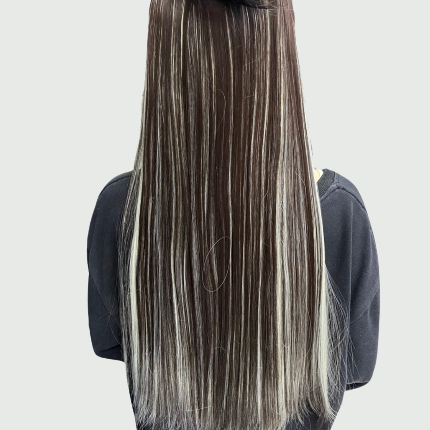 Extensión de Cabello con Clip (Sintético Kanekalon) - Liso