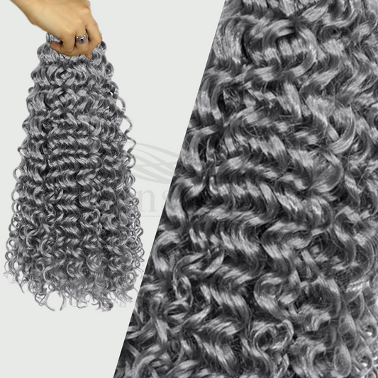 Extensión de Cabello con Clip (Sintético Kanekalon) - Rizado