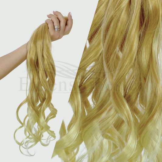 Extensiones de Cabello Tipo Cola con Pinche (Sintético Kanekalon) - Ondulado