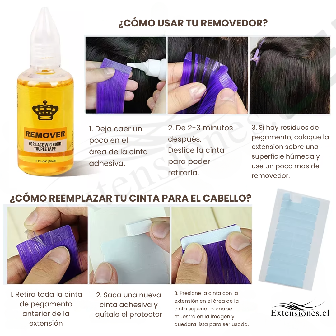 Removedor de Extensiones adhesivas 30ml